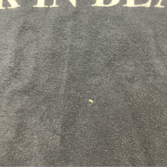 Vintage Y2K 2003 AC/DC Rock Music T Shirt Short Sleeve Large Anvil Back In Black - Picture 8 of 10